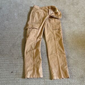 Madewell Tan Straight Leg Jeans